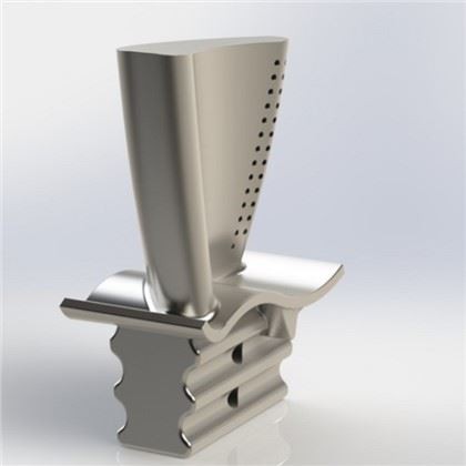 Inconel 718 SLM 3D پرنٹنگ ٹربائن بلیڈ